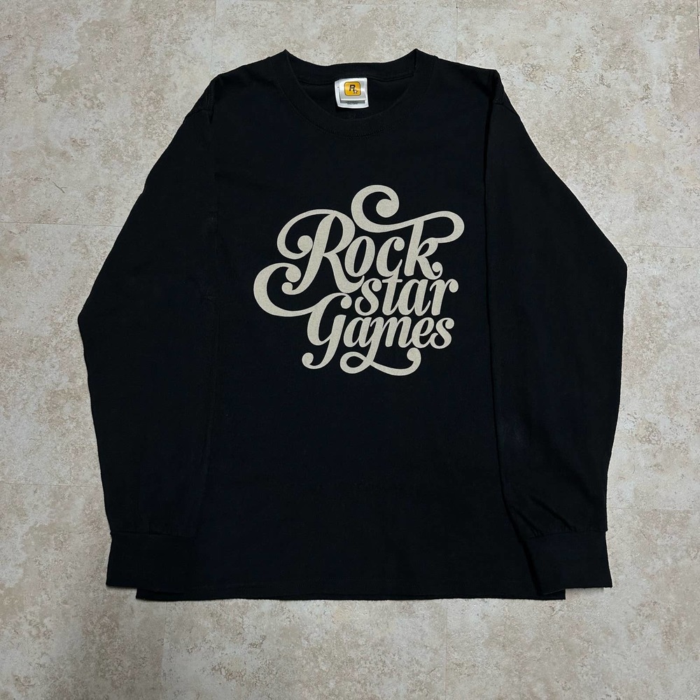Official Rockstar Games GTA Grand Theft Auto Promo Long Sleeve T-shirt Tee